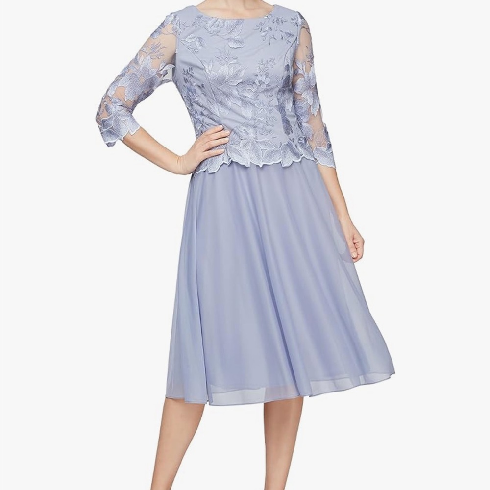 Alex Evenings Lavender Dress
